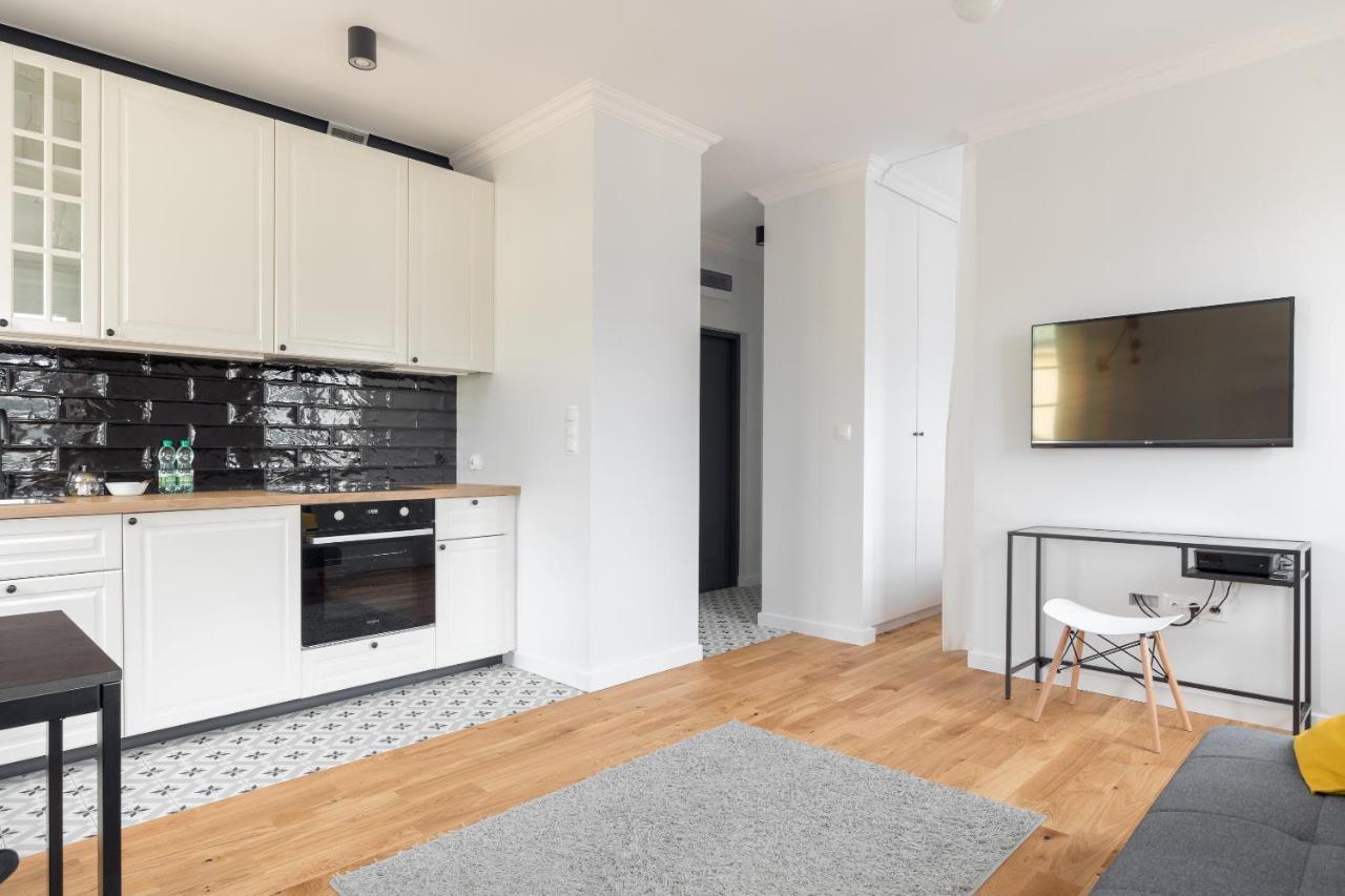 Bulwary Wislane Modern Apartment Warschau Exterior foto